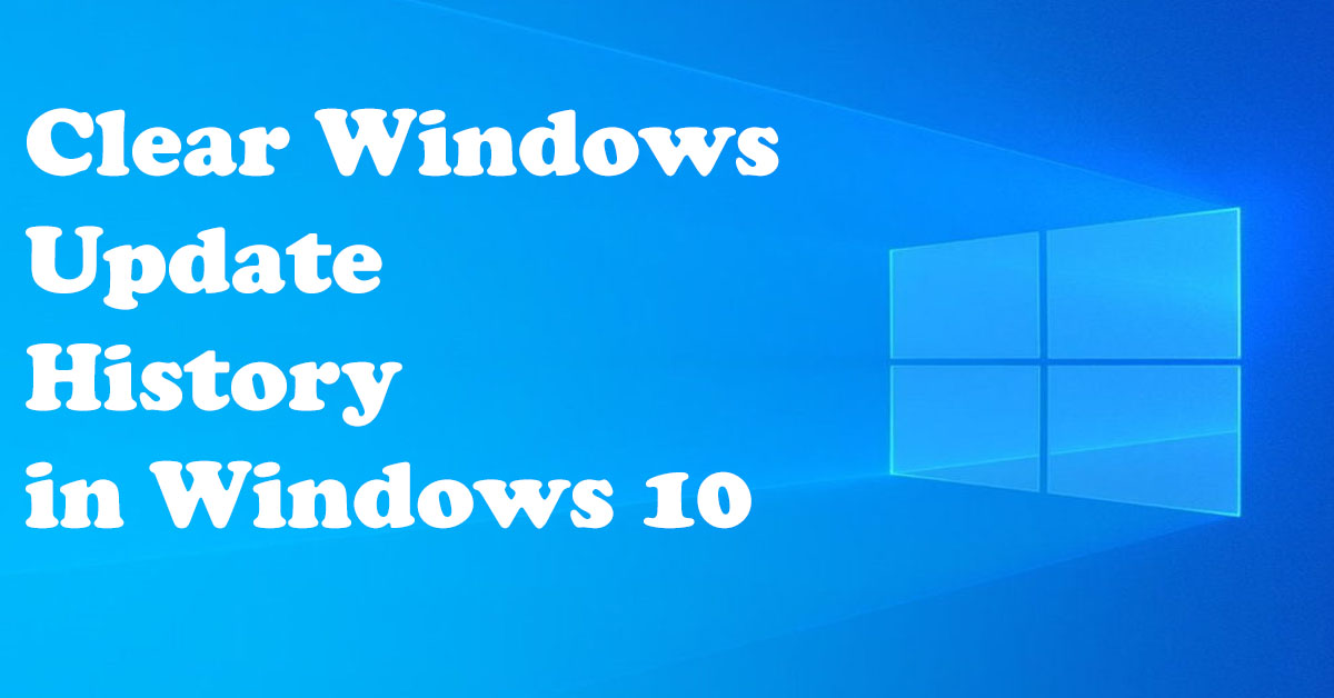 clear windows update history