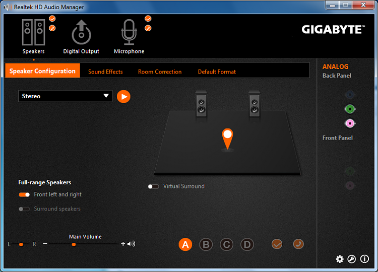 gigabyte realtek hd audio eq