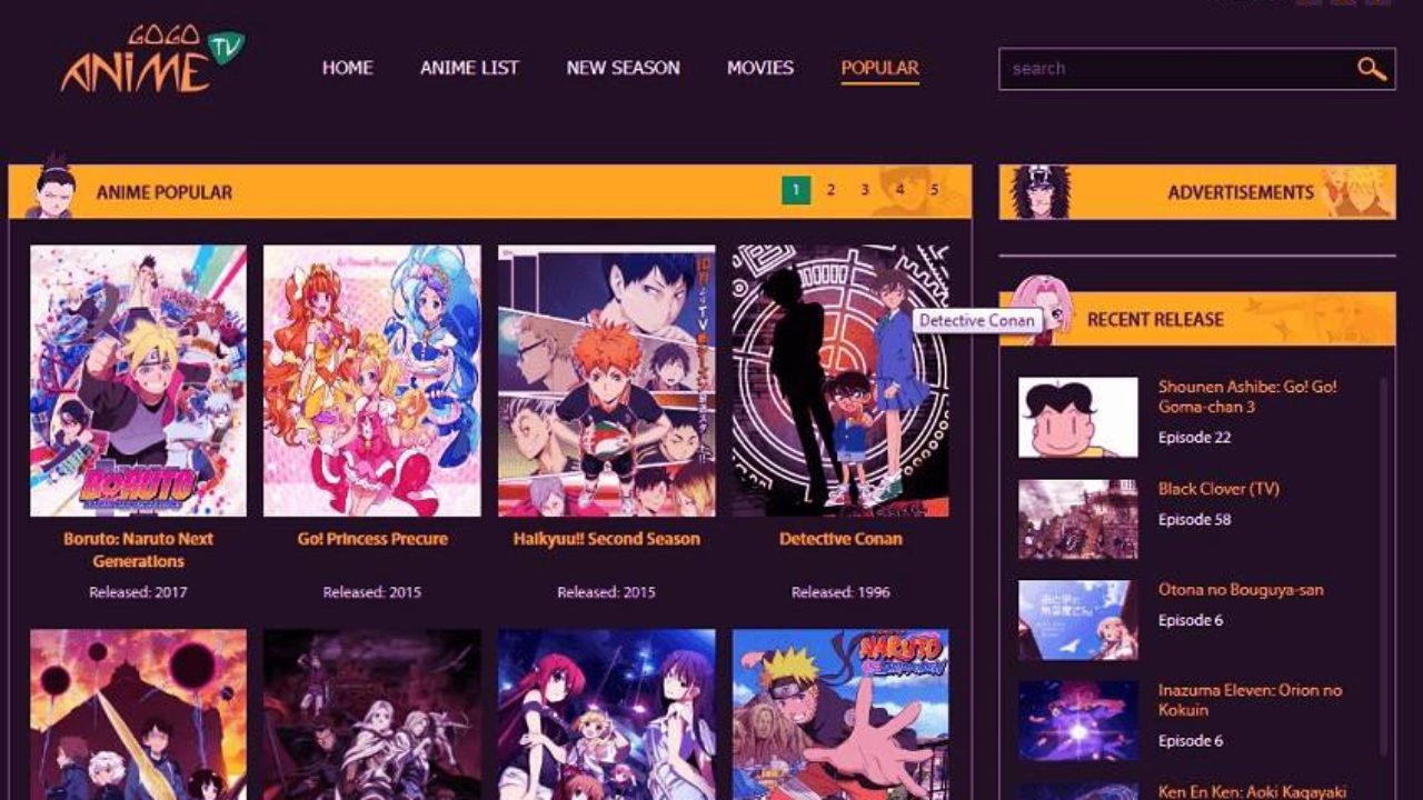 best anime websites