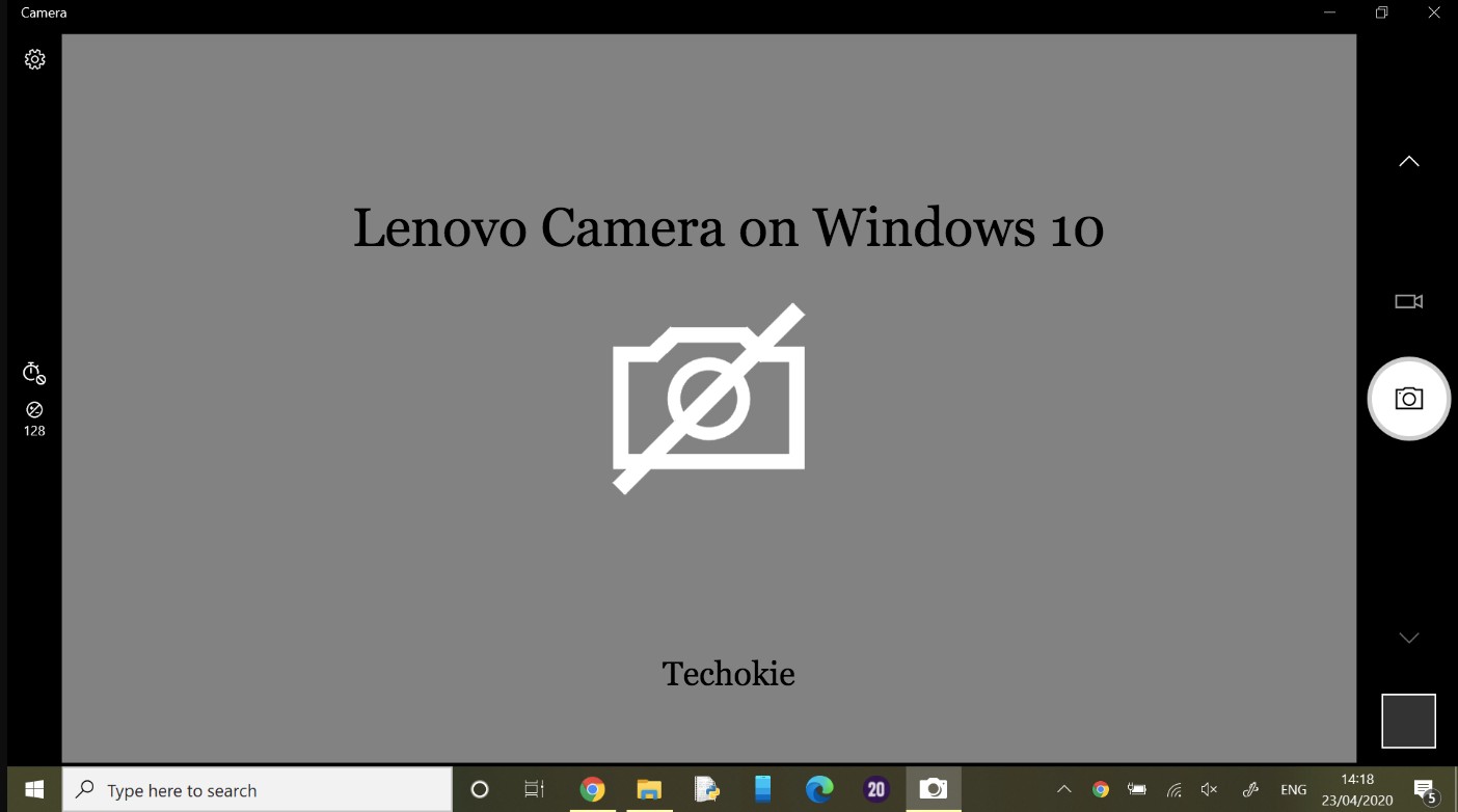 lenovo camera not working