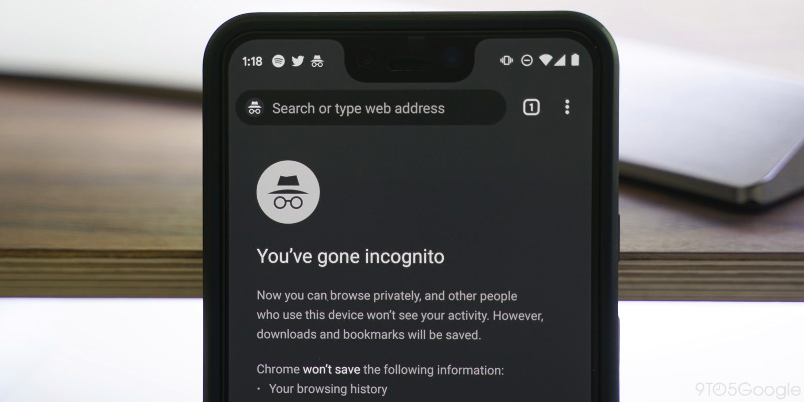 how to turn off incognito mode