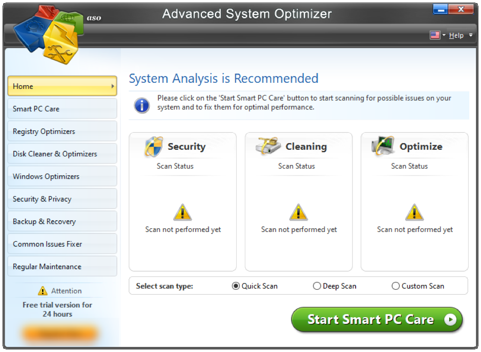 Use Advanced System Optimizer
