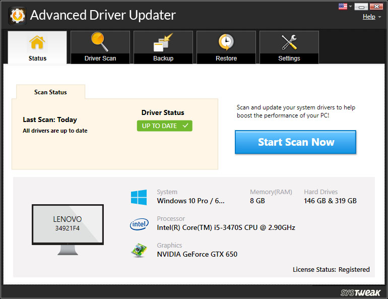 Advanced Driver Updater finish updates