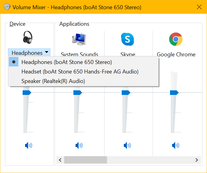 Headphone Settings