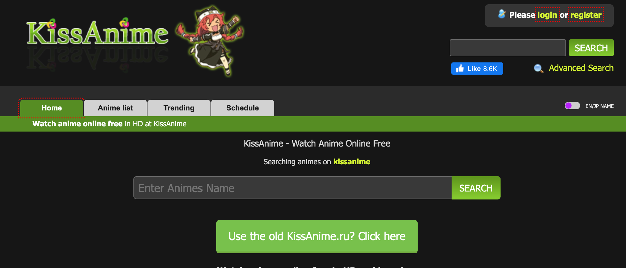 kiss anime - Best Anime streaming website