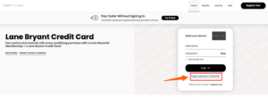 Lane Bryant Credit Card Login