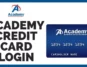 Academy Login Credit Card