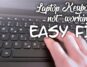 Laptop Keyboard Not Working