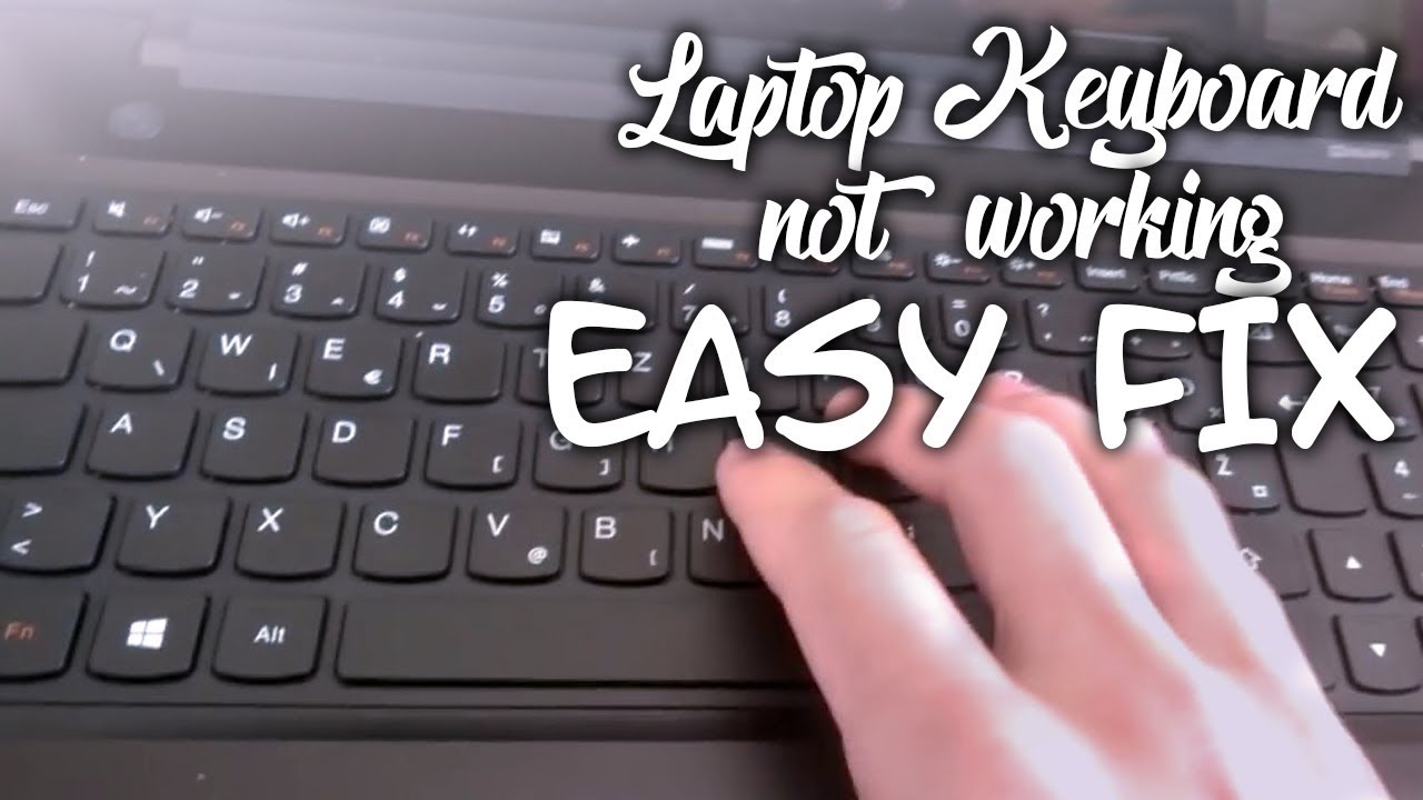 Laptop Keyboard Not Working Fix It In 5 Easy Methods