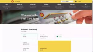 Shell Credit Card Password 