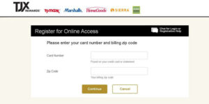 TJ Maxx Online Account Login