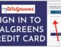 Walgreens Credit Card Login