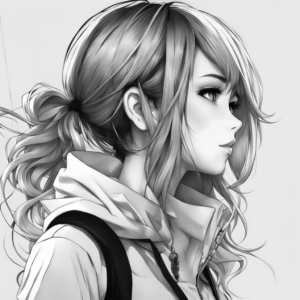 Aesthetic Black And White Anime PFPs 