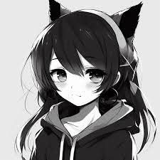 Aesthetic Black And White Anime PFPs 