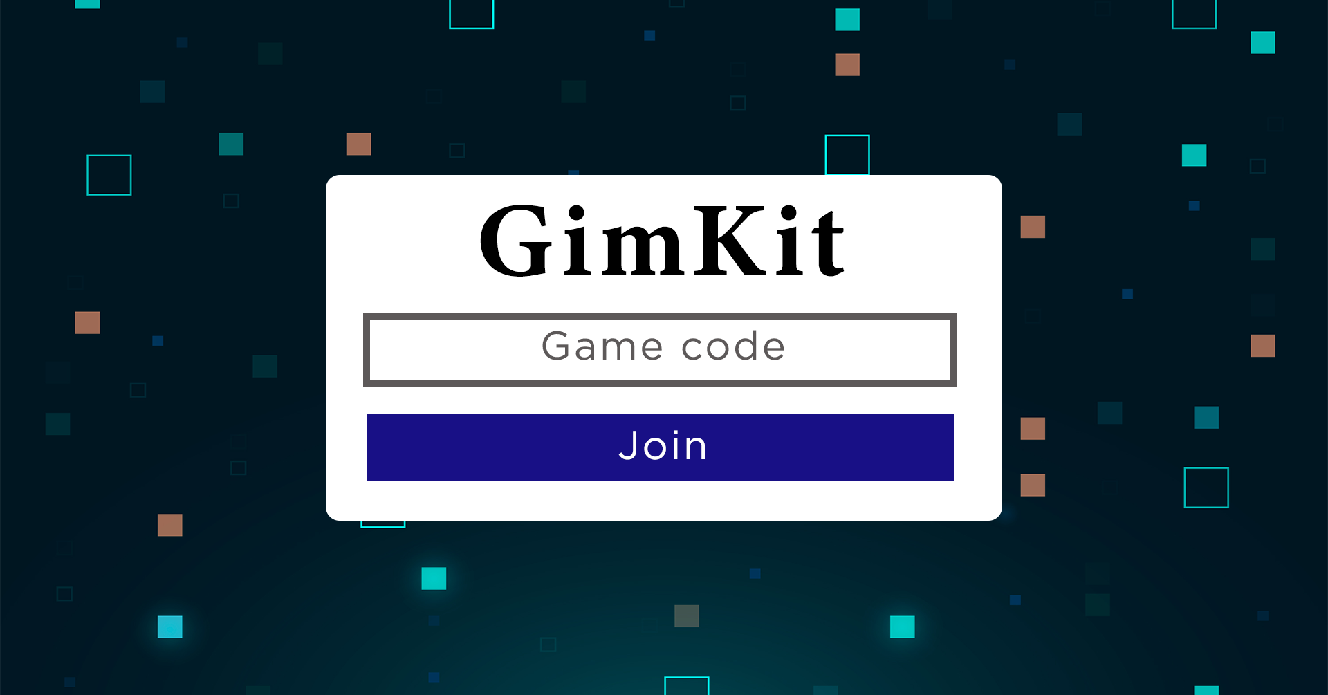 Gimkit code